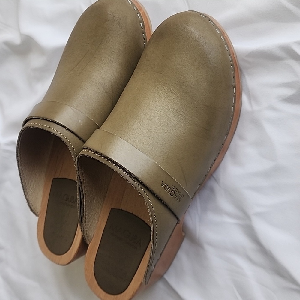 MAGUBA Clogs Olivo Green Size 38/7